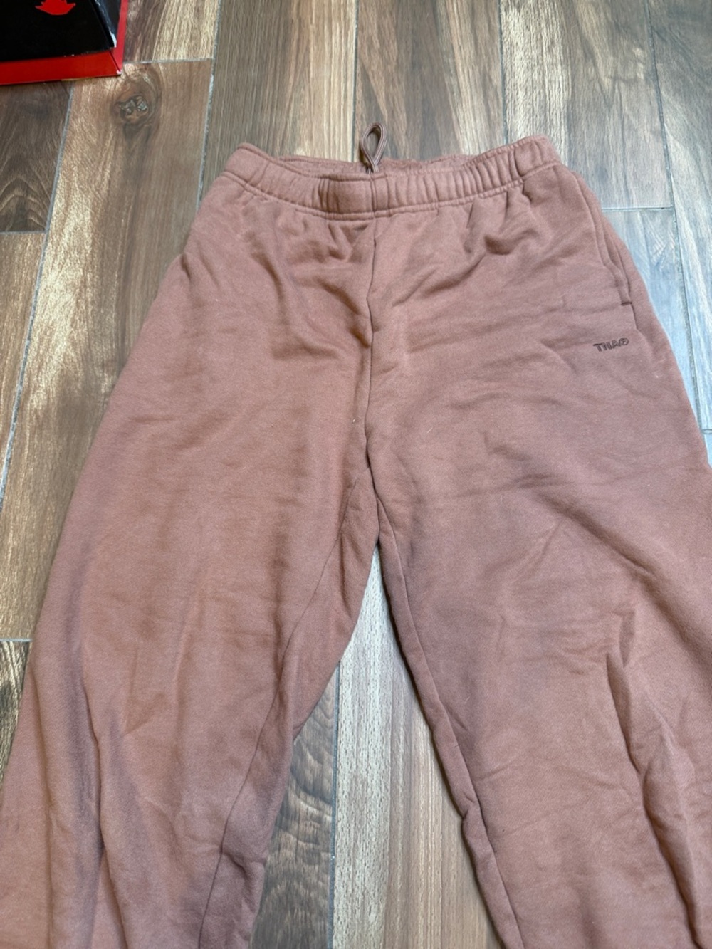 TNA Rust Brown Fleece Joggers